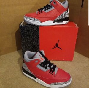 Jordan 3 Fire Red Cement